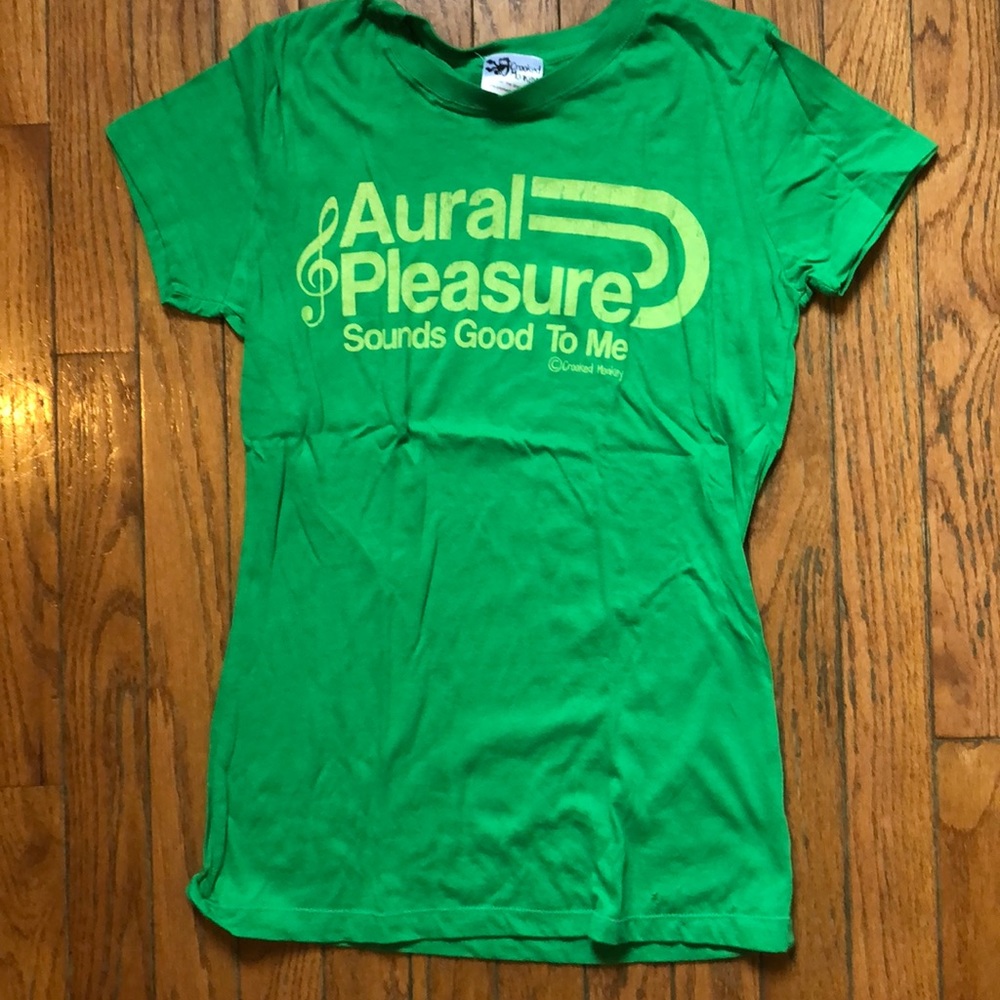 Funny women’s Aural Pleasure t-shirt